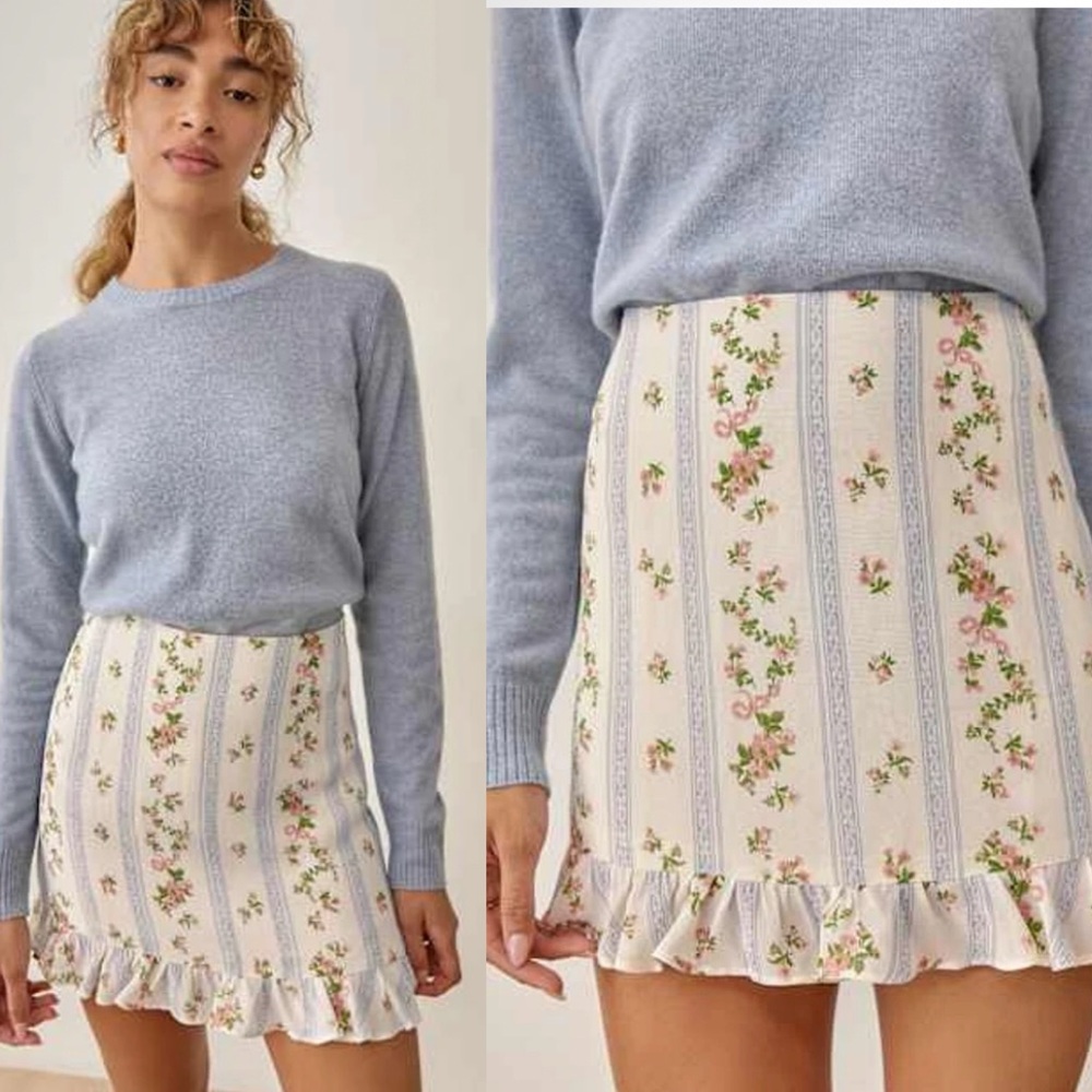 REFORMATION Odell Skirt